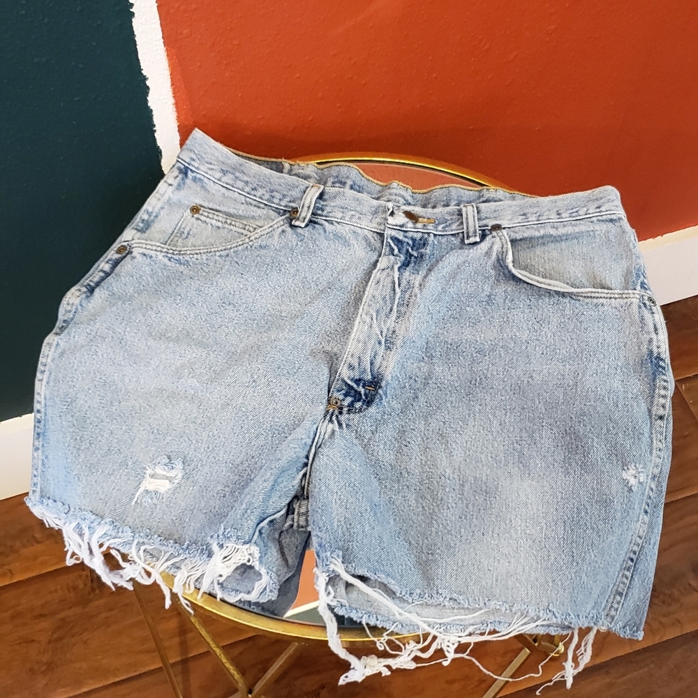 High waisted mom shorts